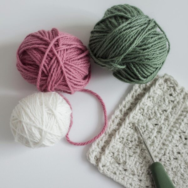 Crochet Flowers Wool
